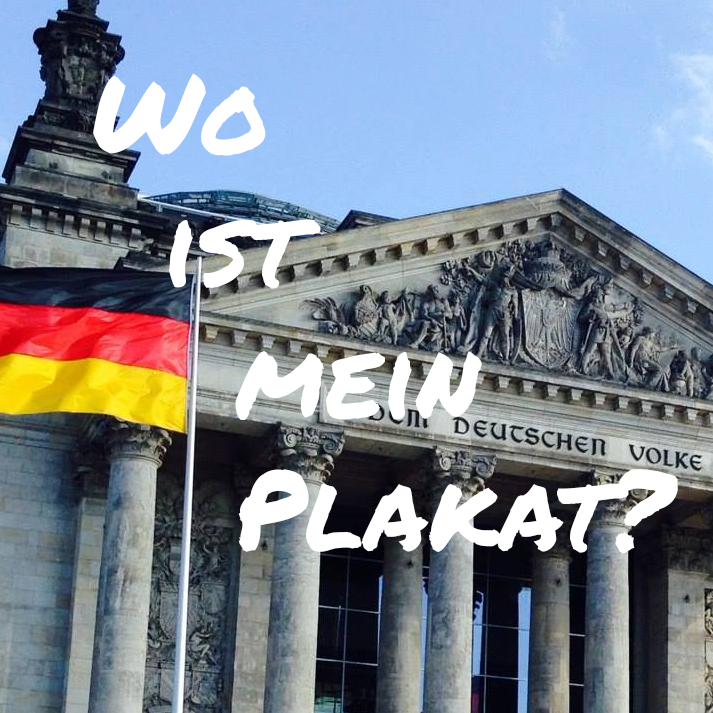 Startscreen - Wo ist mein Plakat?